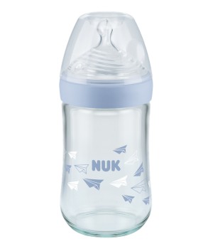 NUK Nature Sense Glass Baby Bottle 240ml